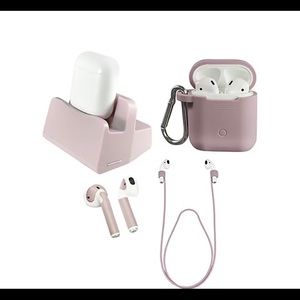Apple AirPods 2nd generation with wireless charging case & accessories included
